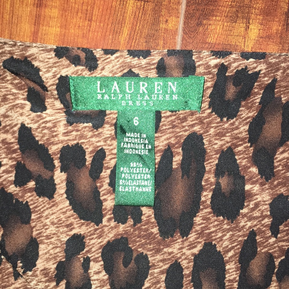Ralph Lauren NWOT leopard print dress - Picture 3 of 4